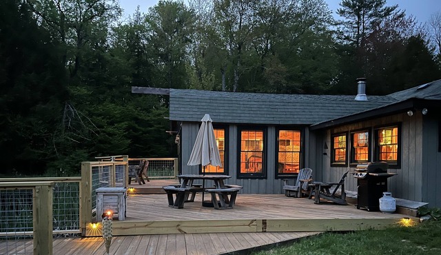 Secluded Rustic Cabin w/ Fire Pit & Pond