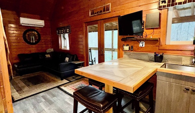 Secluded Tree House Cabin Theme in RRG Hot Tub