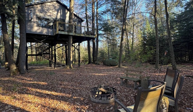 Secluded Treehouse w/River & Trail Access