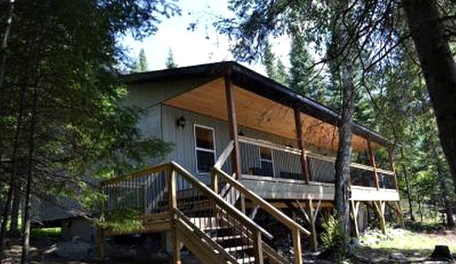 Secluded Waterfront Cottage Rental with Private Dock on Cameron Island in Ontario