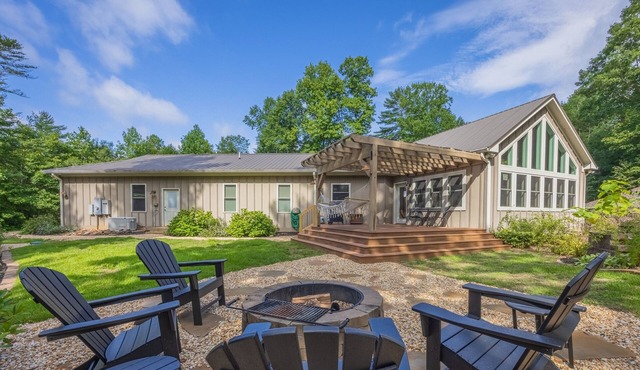 Secluded waterfront paradise on 56 beautiful wooded acres!