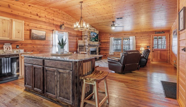 Secluded wilderness cabin retreat in Bryson City- Dog friendly! WiFi A/C