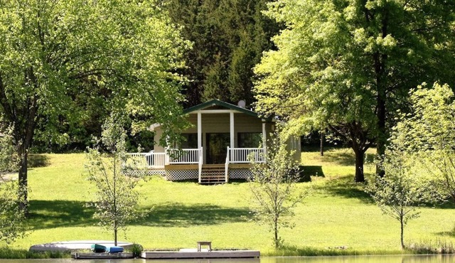 Seclusion in a beautiful setting where your dog can run free!