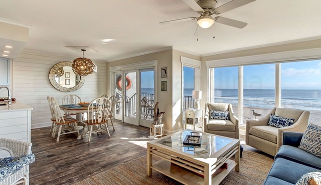 SECOND FLOOR END UNIT WITH DESIGNER TOUCHES AND FABULOUS OCEANFRONT VIEWS!