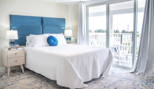 Second floor ocean views w/kitchenette private deck!