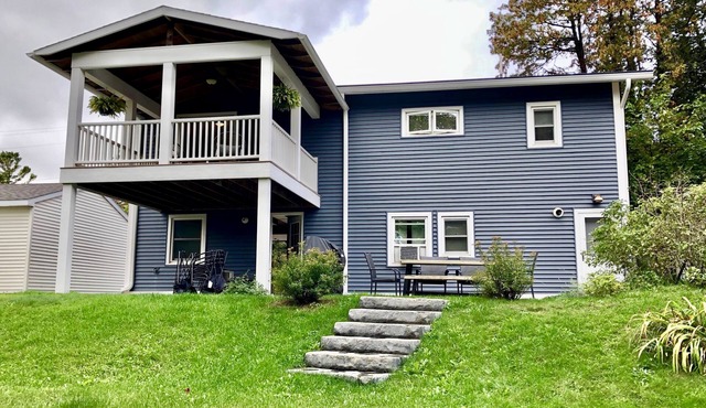 Second floor unit close to downtown Beulah & Crystal Lake for year-round fun!