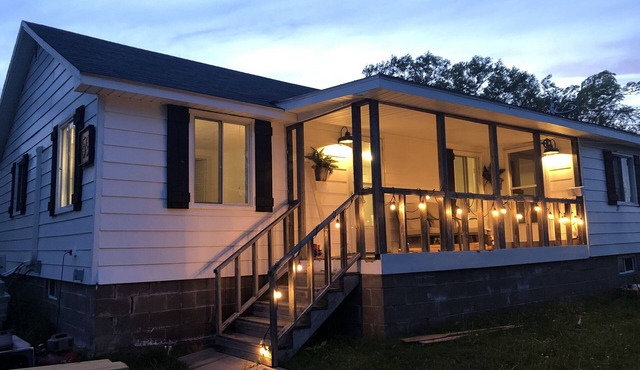 Seconds to the beach, our coastal farmhouse themed family cottage