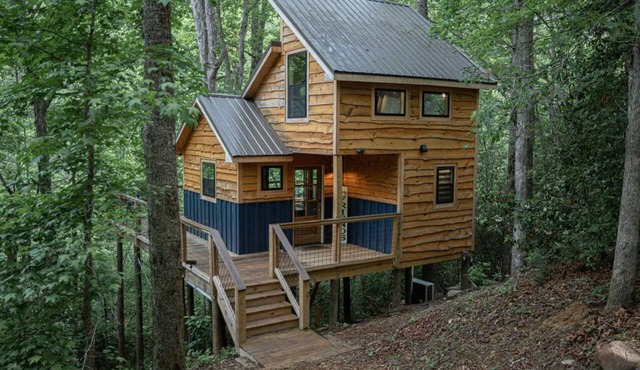 Secret Stash: Secluded Treehouse Overlooking Creek