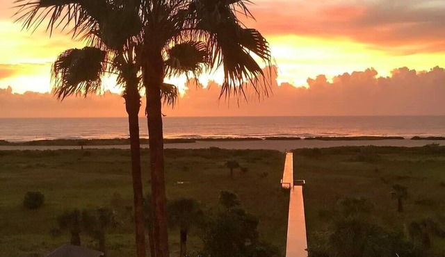 See Beautiful Sunsets Over The Gulf From Your Private Balcony