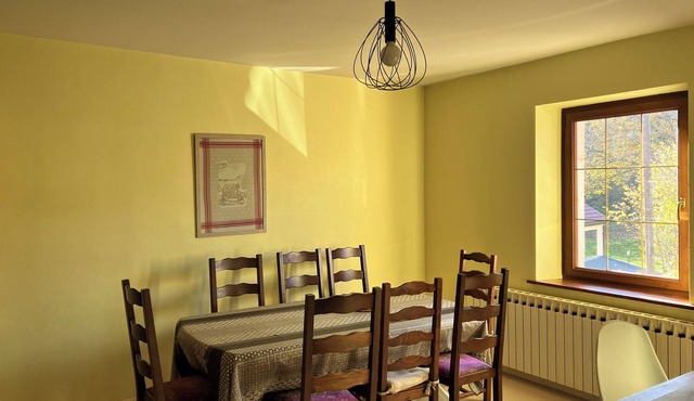 Self-catering cottage in renovated Vosges farmhouse between town and forest.
