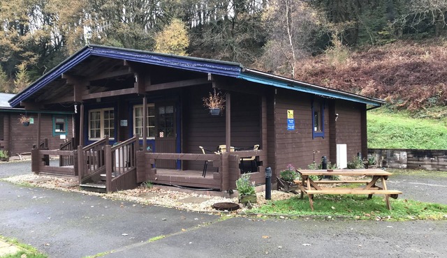 Self Catering Holiday Lodge set in 6 acres of wooded Hillside in South Wales