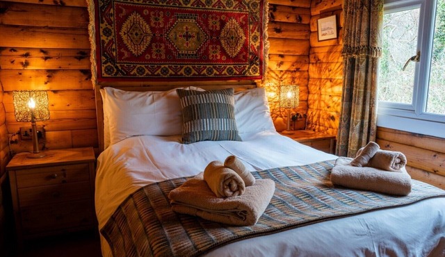 Self-Catering log cabin near Plockton and the Isle of Skye secluded, well equipped and dog friendly.