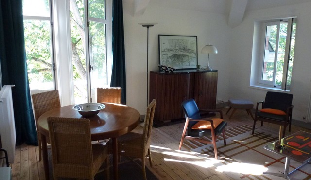 self-contained apartment in the grounds of a château