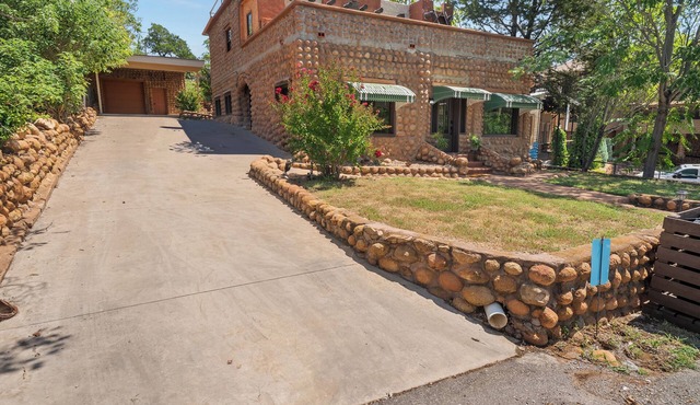 Senator Elmer Thomas Historic Home on Medicine Creek in Medicine Park