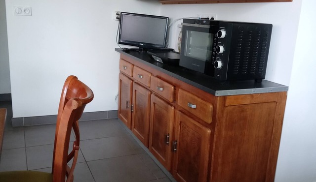 Separate bedroom and mezzanine for a large family