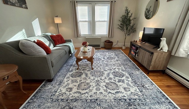 Serene 1-bedroom apt with AC in Brunswick near Bowdoin