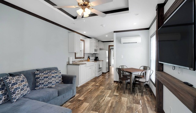 Serene 1-Bedroom Tiny Home 1/2 Mile from Marina and Boat Ramp #406!