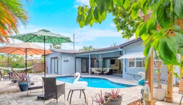 Serene 4-BR Home in Fort Lauderdale w/Heated Pool