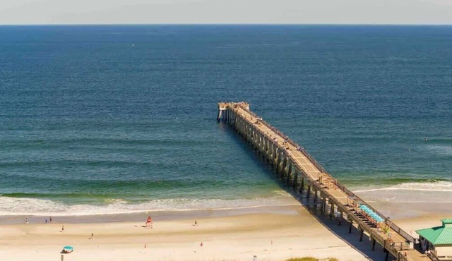 Serene beach condo - walk to the beach!