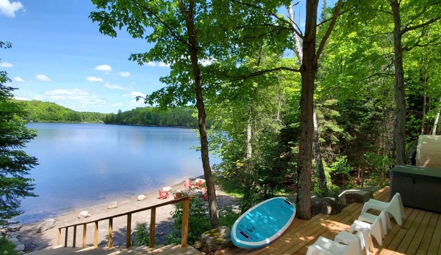 SERENE & BEAUTIFUL MUSKOKA RETREAT with BEACH, HOT TUB & BARREL SAUNA!