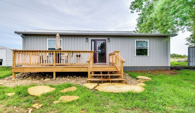 Serene Belgrade Hideaway with Fire Pit & Grill!