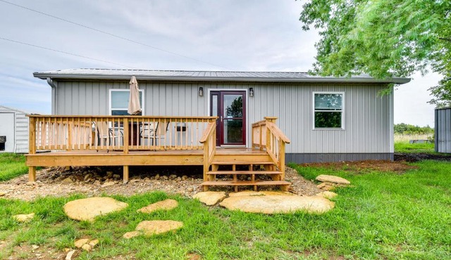 Serene Belgrade Hideaway with Fire Pit and Grill!