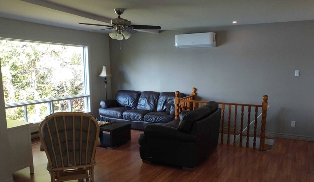 Serene waterfront 4 bdrm/2 bath cottage with wifi/hot tub/deck/bbq/firepit/dock
