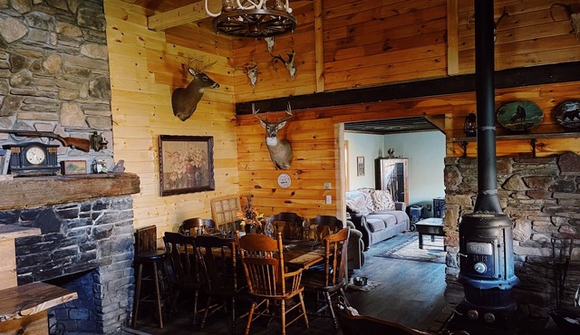 Serene Cabin Retreat on 82 private acres. Pet friendly