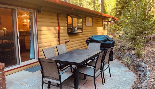 Serene cabin w/fast WiFi, central AC, and office nook