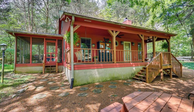 Serene Cabin w/Riverfront Views & Access!