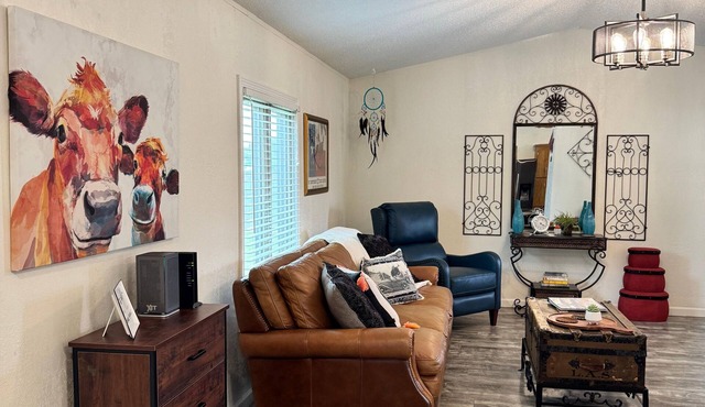 Serene & comfortable Southwestern home in Dalhart for you and your pets…