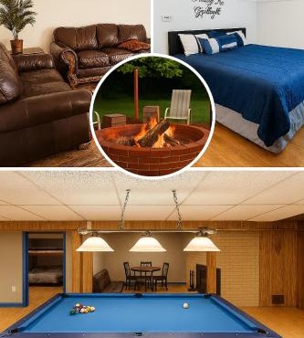 Serene Family Home Sleeps 16!