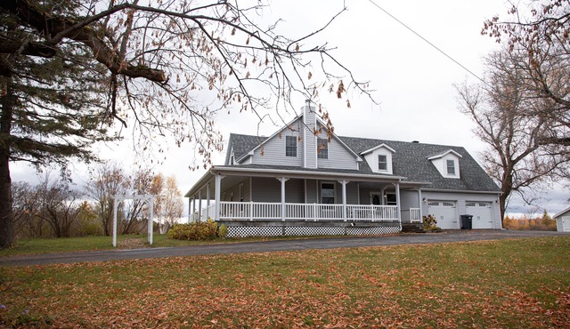 Serene Farmhouse with Trails & Sauna