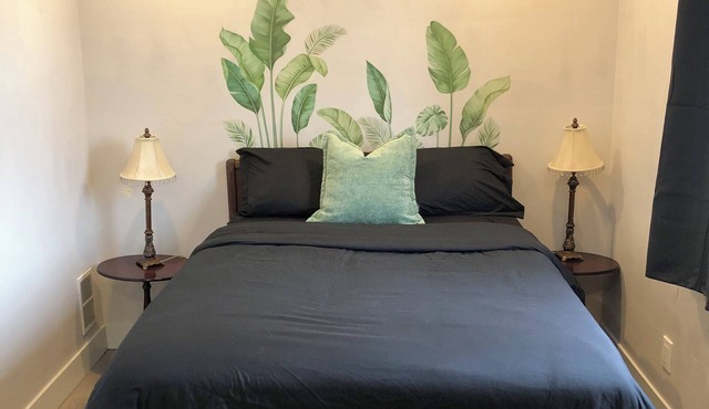 Serene Green Guest Room