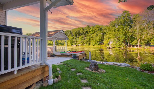 Serene home on the water with beautiful lake views