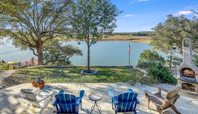Serene Lake Front Home in the Hill Country