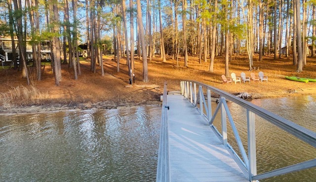 Serene lake house with amazing water views and close to golf courses.