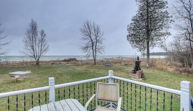 Serene Lakefront Baileys Harbor Home w/Deck!