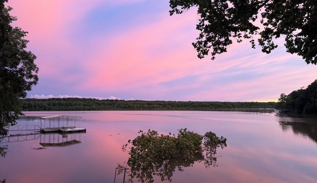 Serene lakefront 3 bed 2 bath with gorgeous views and private dock