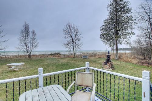 Serene Lakefront Baileys Harbor Home with Deck!