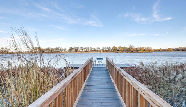 Serene Lakefront Getaway with Fire Pit & Grill!