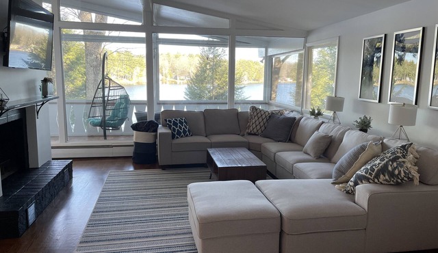 Serene Lakefront Home - Dock, Small Private Beach & Gorgeous Views