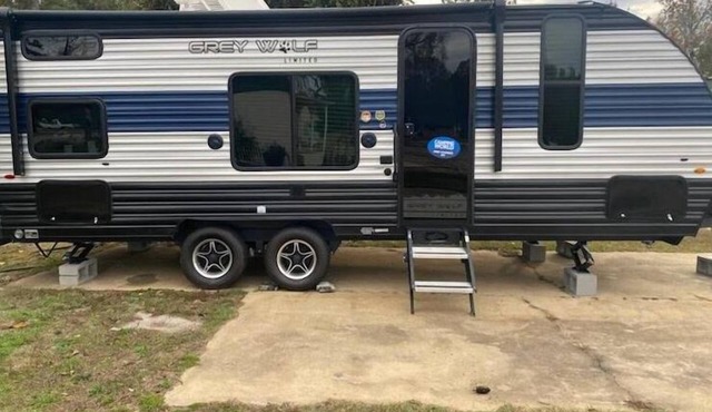 Serene lakeside environment