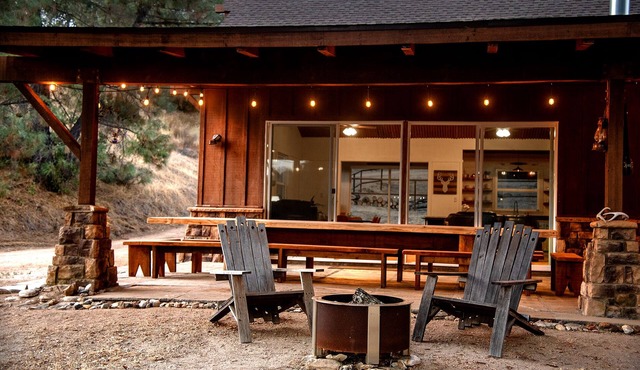 Serene Ranch Retreat amongst the oaks set on an 165 acres property.