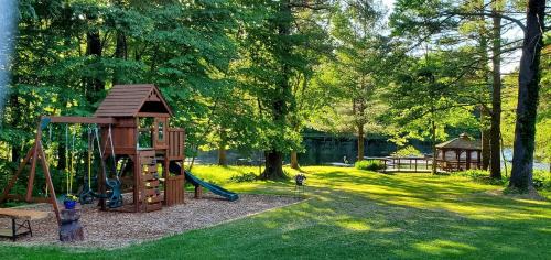Serene Safari Tent For a Glamping by Getaway Rickett's Glenn State Park Nestled in the Heart of Huntington Mills, Pennsylvania