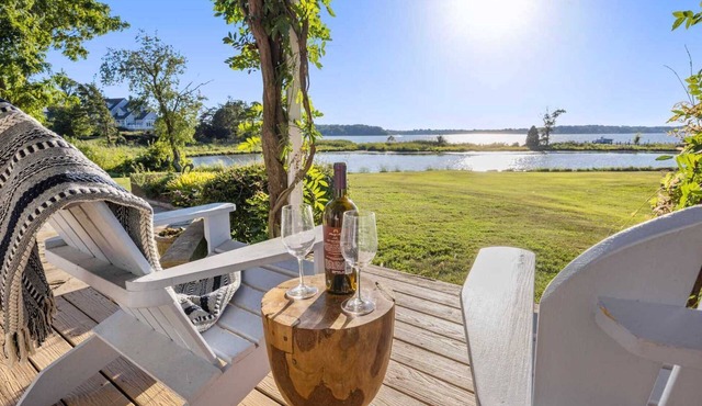 Serene Sunsets at Historic Waterfront Home