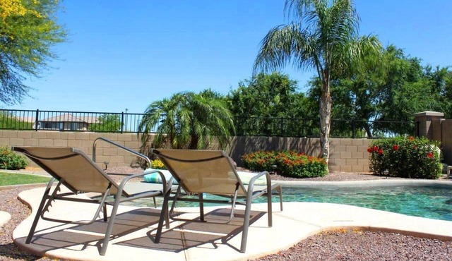 Serene Vacation Home with Private HEATED Pool and Park
