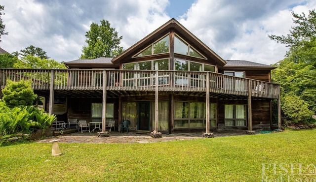 Serene view of the lake at "Blueberry Run" in Eagles Mere
