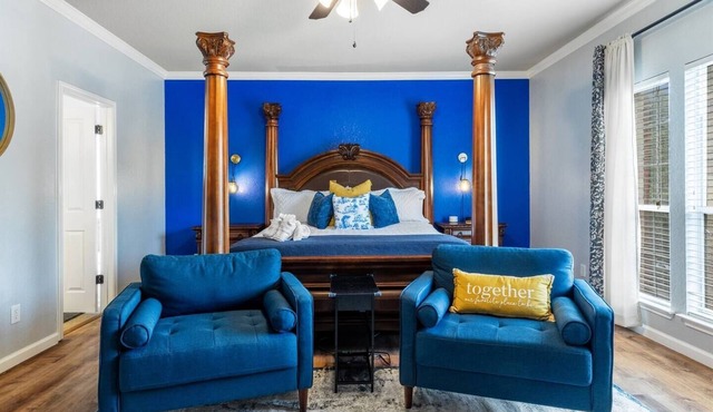 Serene Views in Schertz-luxury 5BR retreat w/private pool, trails & game room.