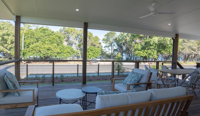 Serene views of the park and beach, the perfect spot to relax and recharge